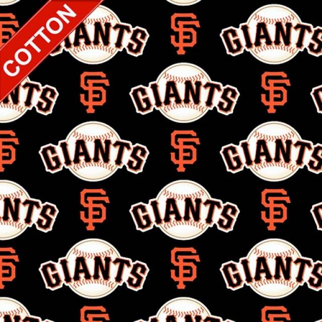 San Francisco Giants Allovers MLB Cotton Fabric