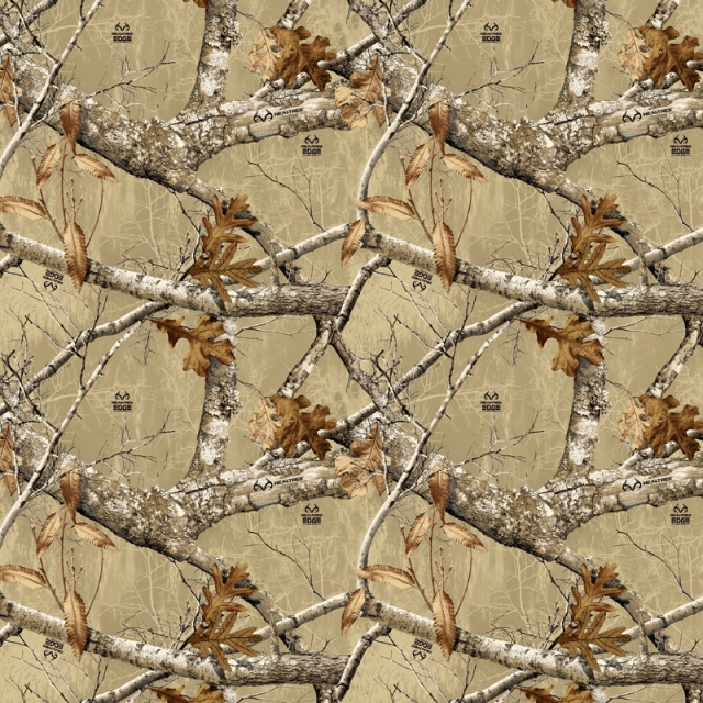 Licensed by Sykel - Desert Camo Realtree Fleece Fabric