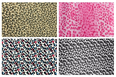 Leopard Print Fleece Fabric