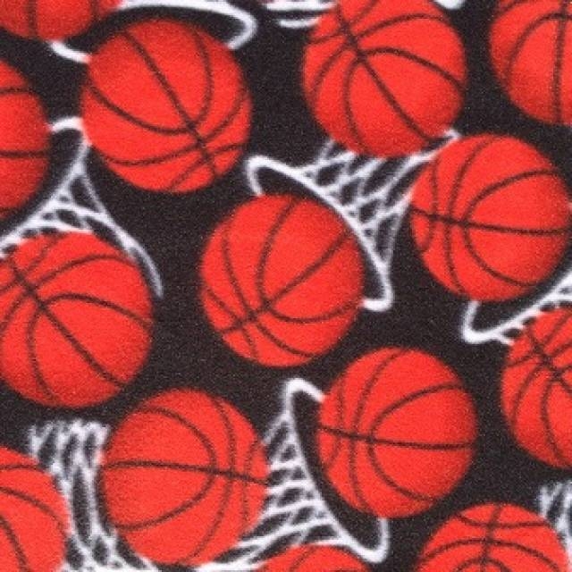 Basketball Fleece Fabric