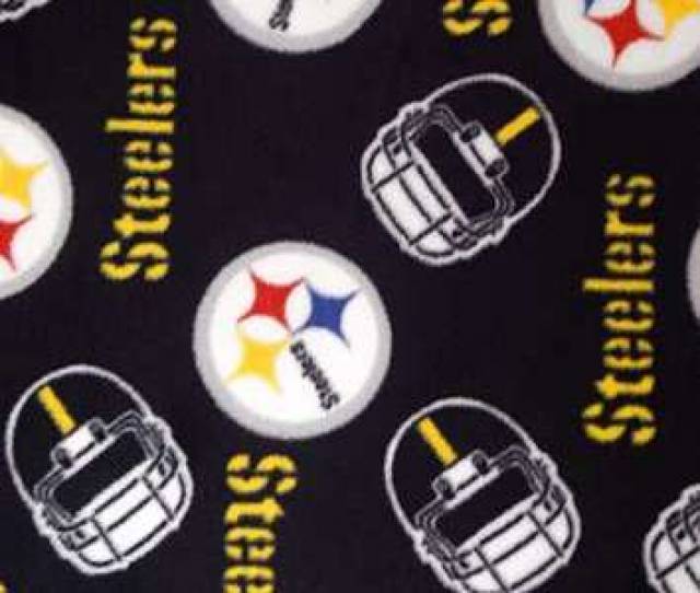 Pittsburgh Steelers Allover NFL Fleece Fabric