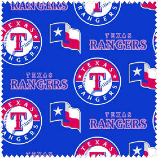 Texas Rangers MLB Fleece Fabric