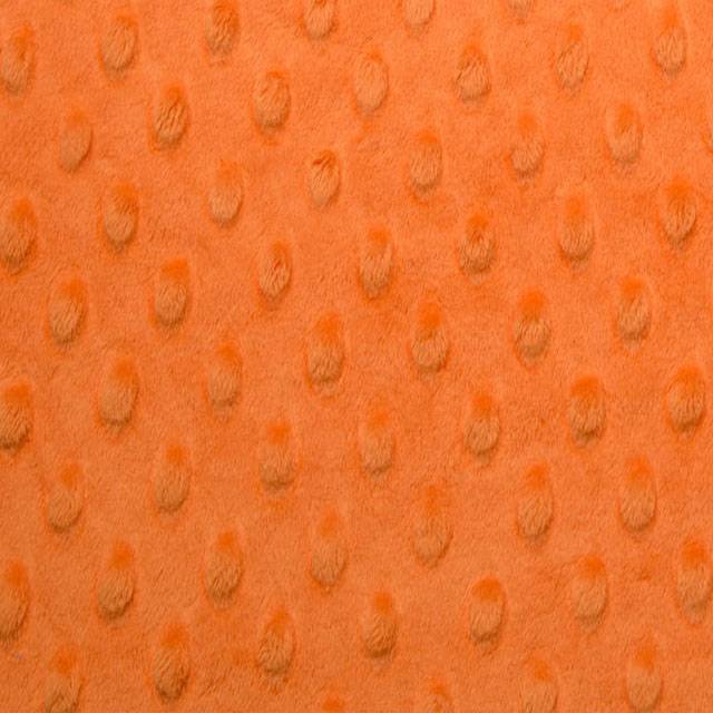 Orange Cuddle Dimple Dot Fabric