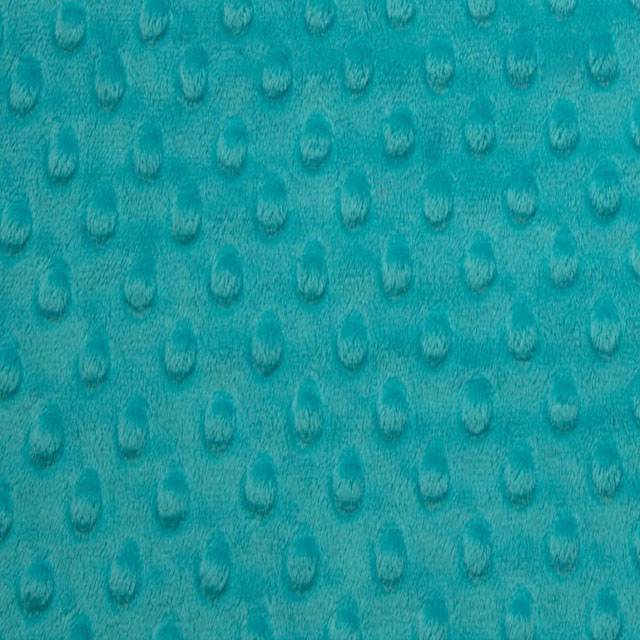 Teal Cuddle Dimple Dot Fabric