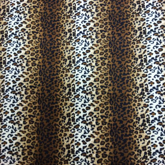 Leopard Skin Fleece Fabric