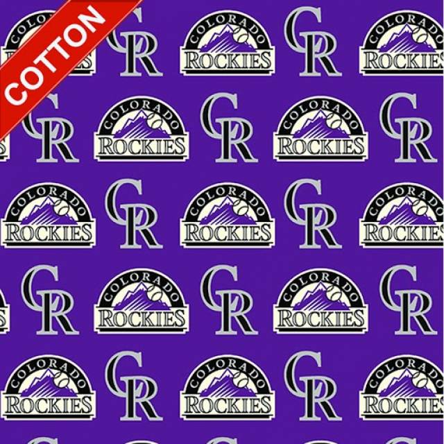 Colorado Rockies MLB Cotton Fabric