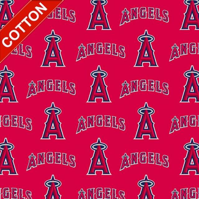 Los Angeles Angels of Anaheim MLB Cotton Fabric