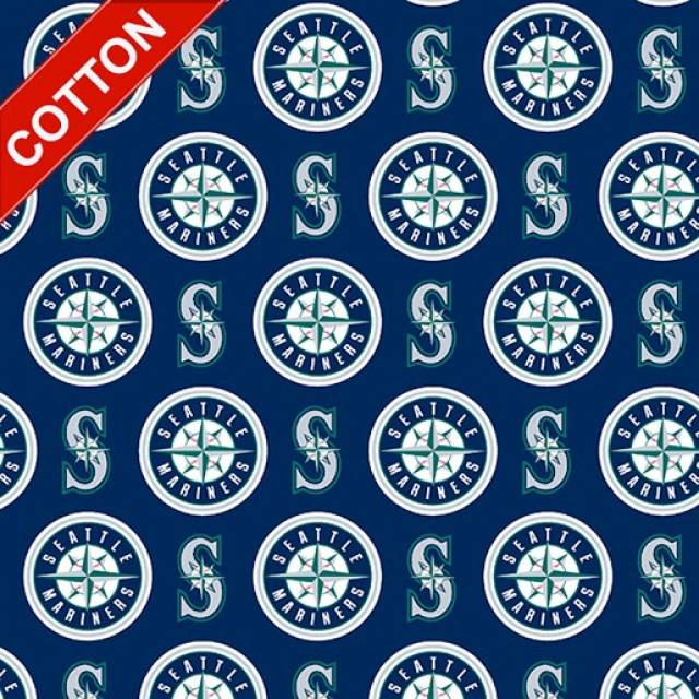 Seattle Mariners MLB Cotton Fabric