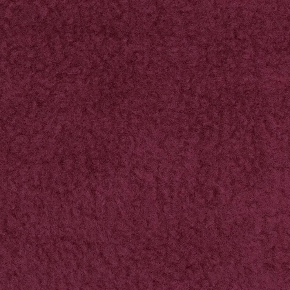 Burgundy Solid Fleece Fabric