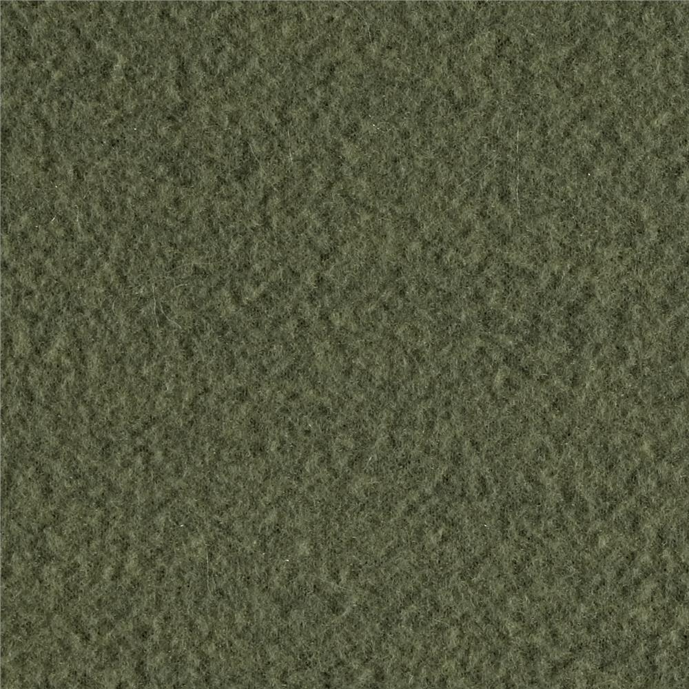 Olive Solid Fleece Fabric