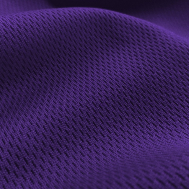 Purple Flat Back Dimple Mesh Fabric