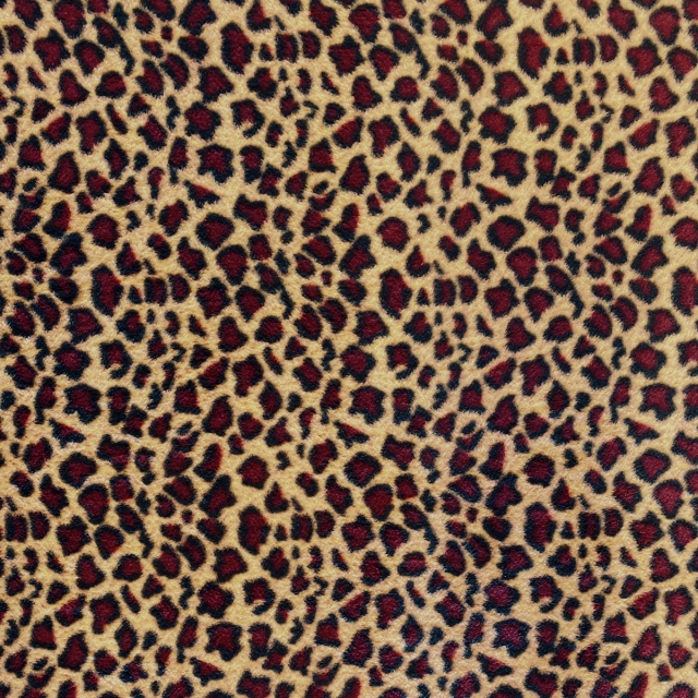 Spotted Leopard Fleece Fabric
