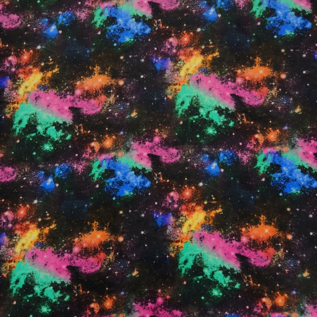 Nebula Northern Lights Fleece Fabric