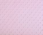Baby Pink Minky Dimple Dot Fabric