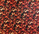 Flames Fleece Fabric