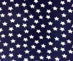 American Stars On Navy Fleece Fabric