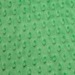 Kelly Green Minky Dimple Dot Fabric