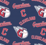 Cleaveland Guardians Allover MLB Fleece Fabric
