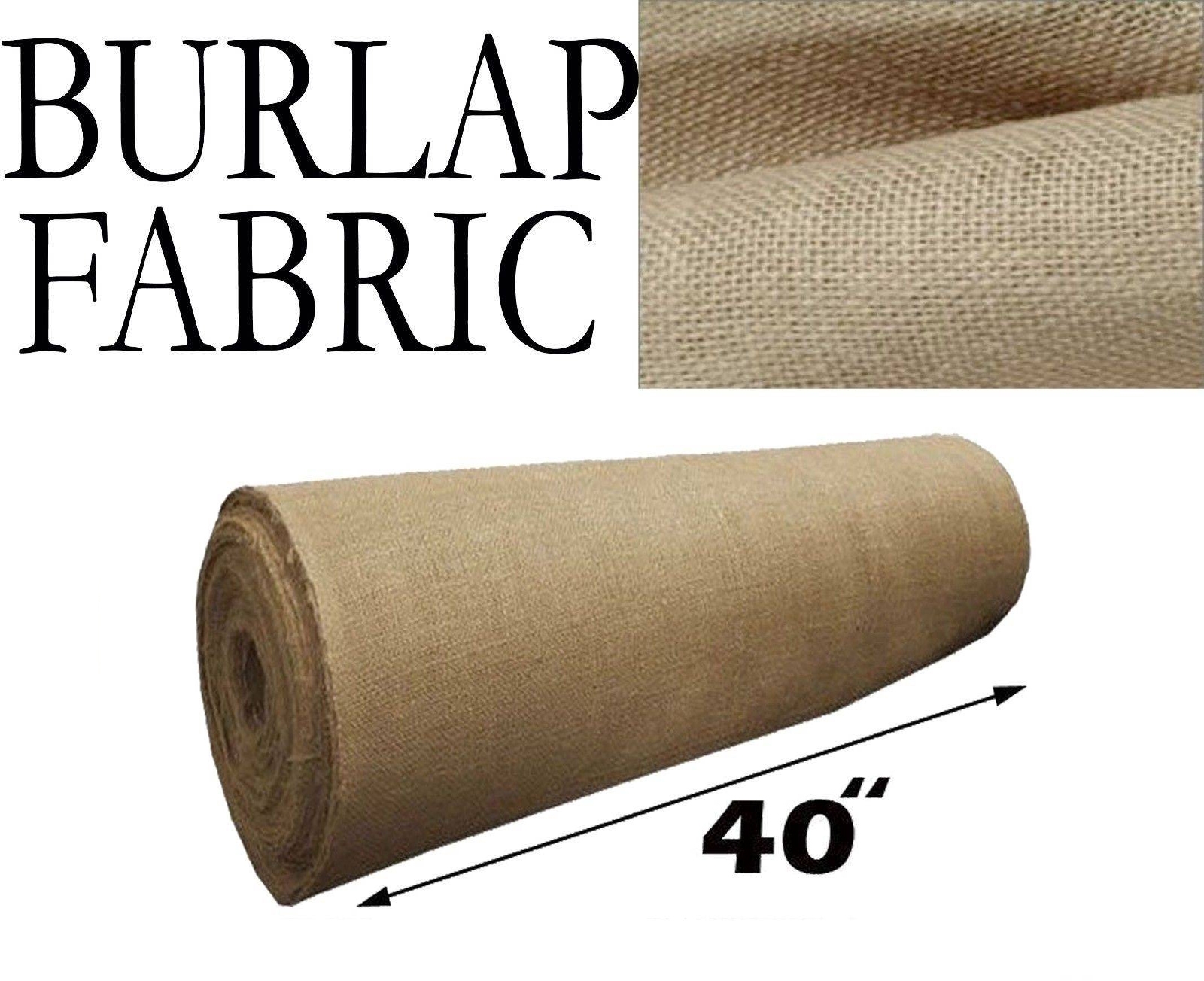 Colored Burlap Natural Fabric