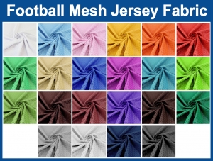 Purple Football Mesh Jersey Fabric - Athletic Sports Mesh Fabrics