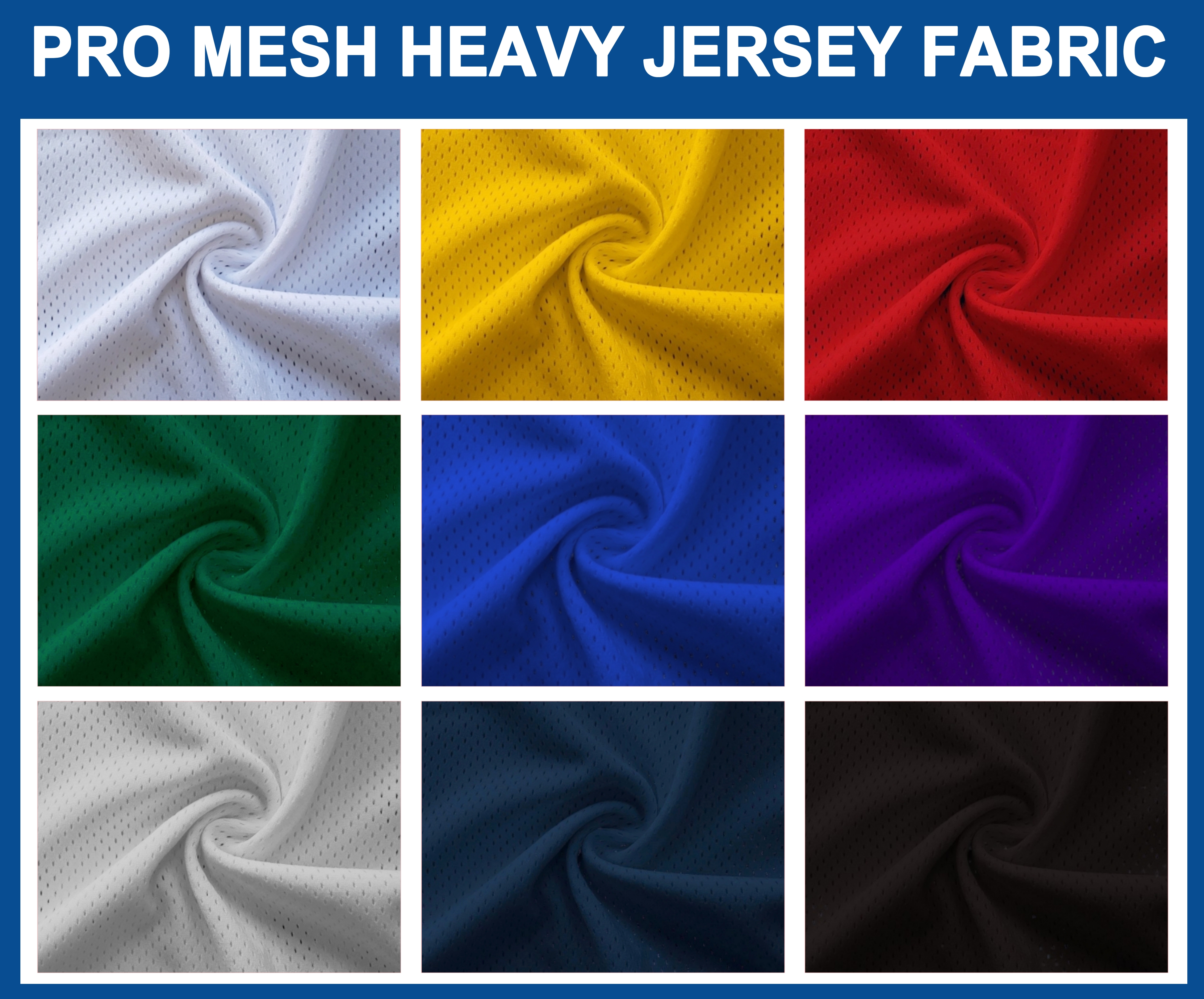 Athletic Mesh Jersey Fabric - Athletic Sports Mesh Fabrics