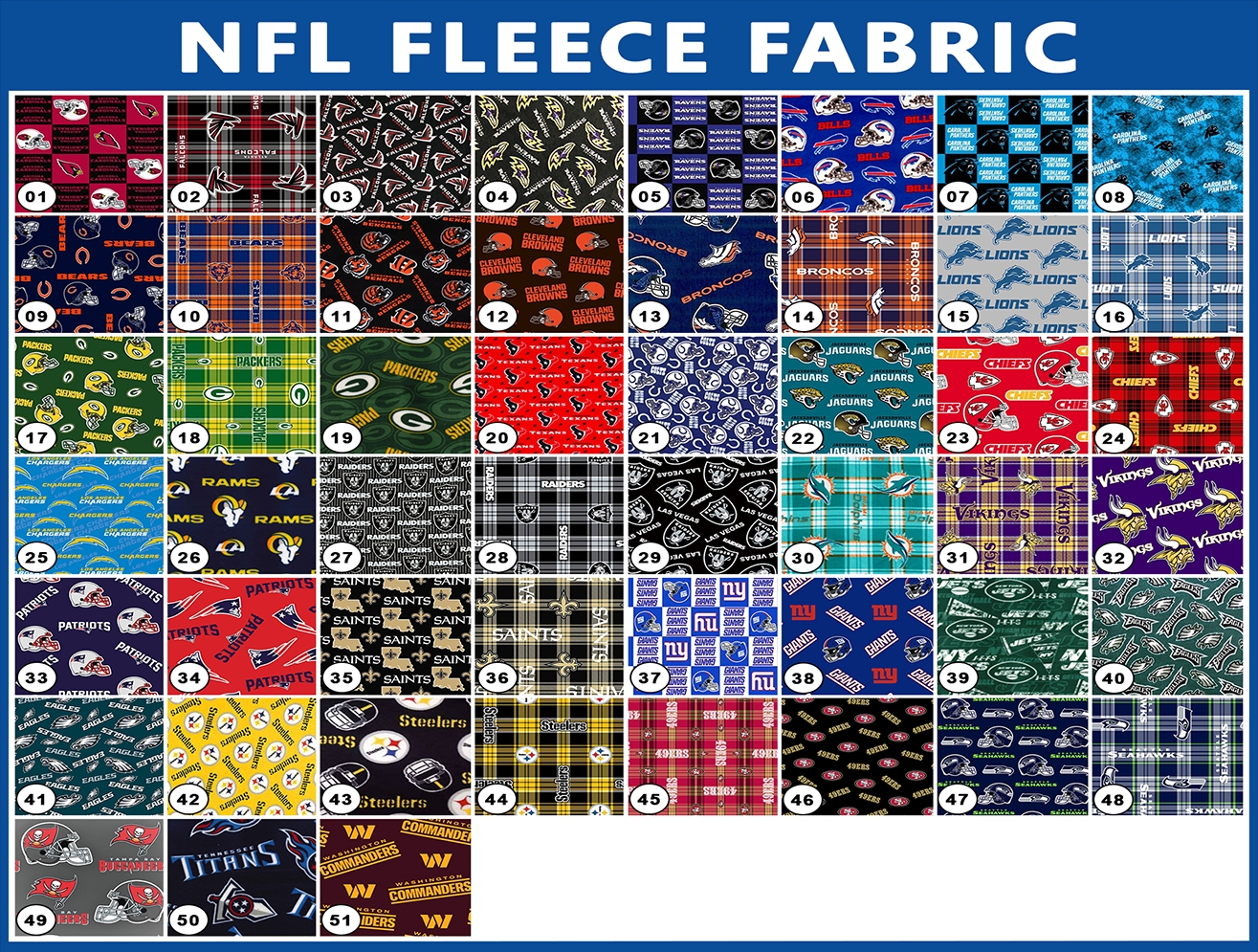 NFL Fleece Fabric