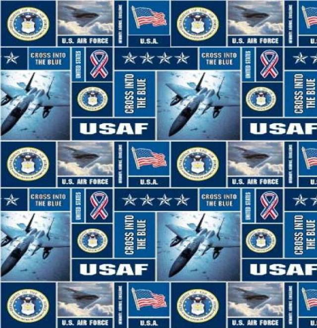 United States Air Force Fleece Fabric