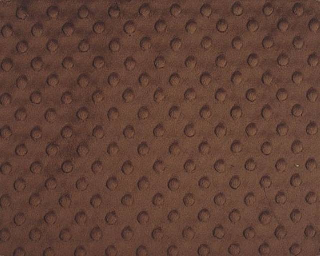Brown Cuddle Dimple Dot Fabric