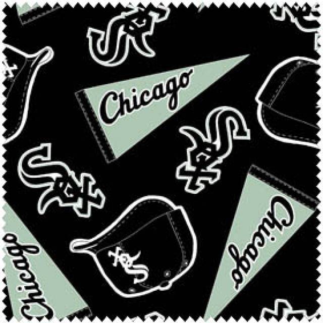 MLB Fleece Fabric-Chicago White Sox