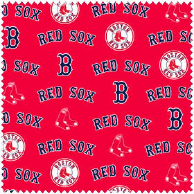Boston Red Sox Allovers MLB Fleece Fabric