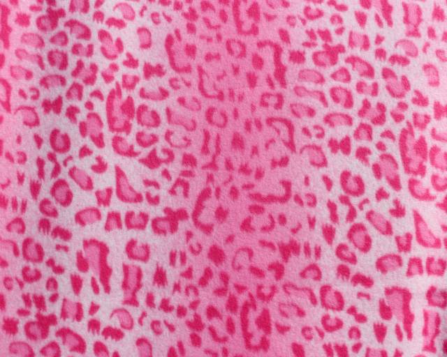 Leopard Fabric - Fleece Fabric Print by The