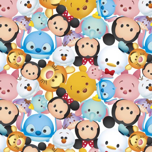 Disney Mickey and Friends Tsum Tsum Fleece Fabric