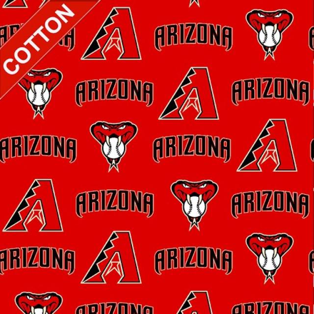 Cotton Fabric - Sports Fabric - MLB Baseball Cleveland Indians