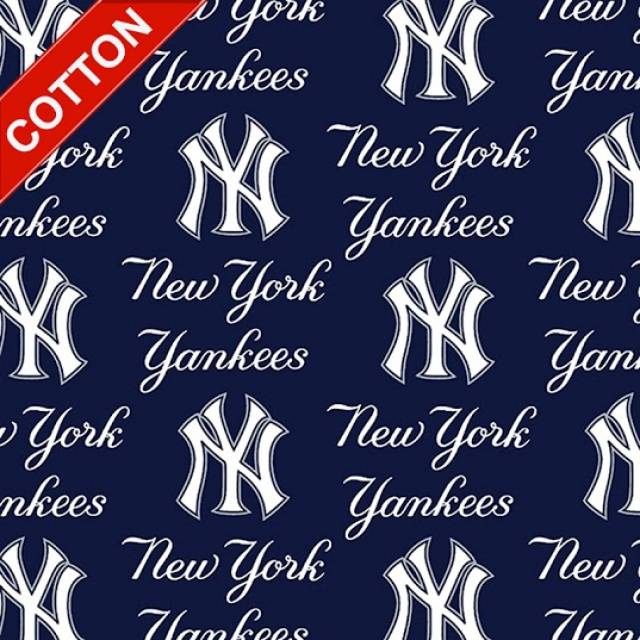 New York Yankees Allover MLB Cotton Fabric