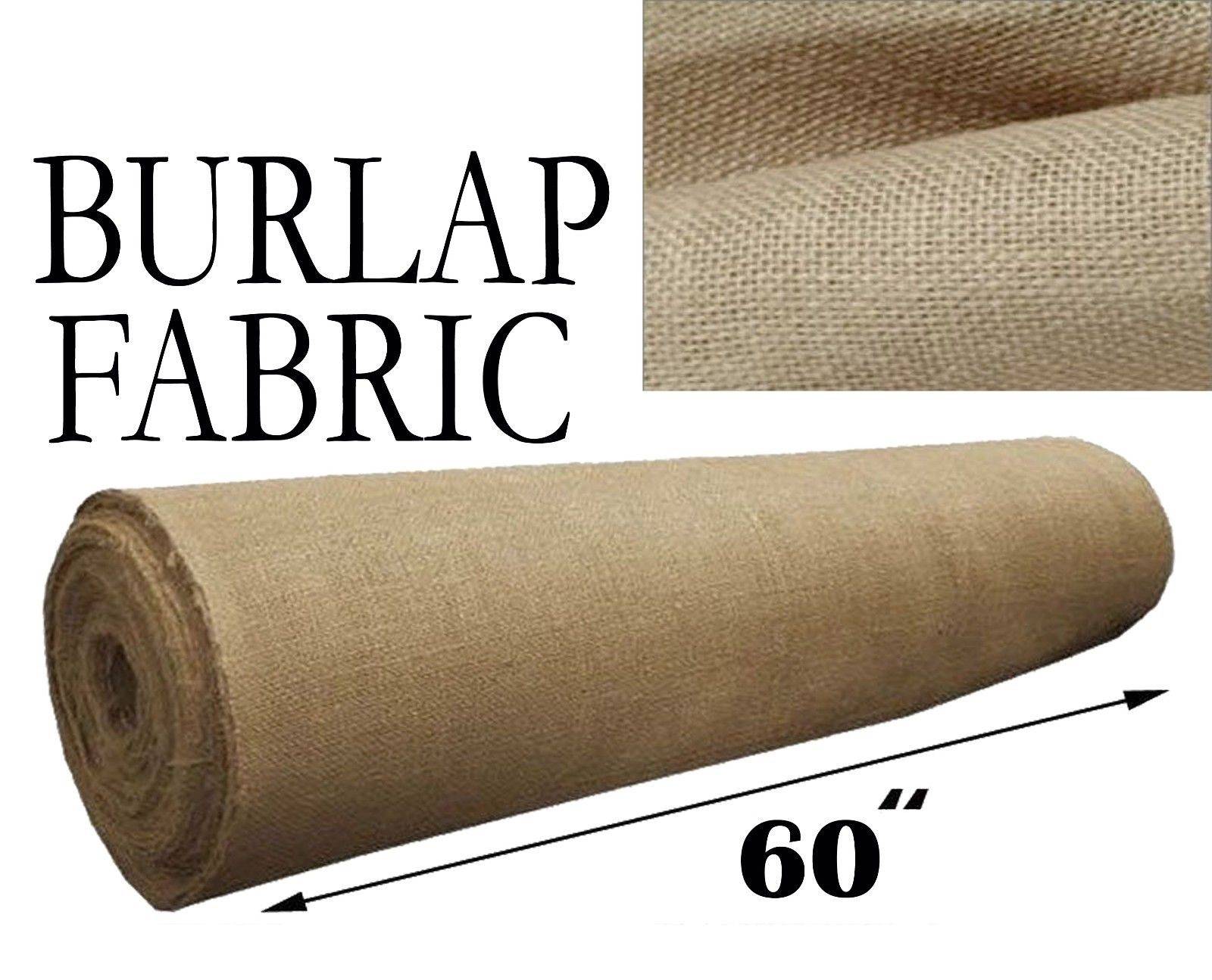 Natural Burlap Fabric 60 Inch