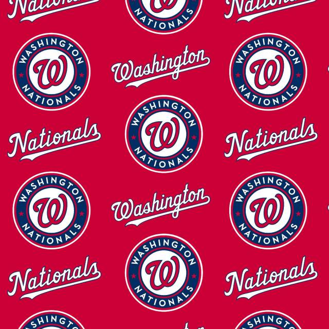 Washington Nationals MLB Fleece Fabric