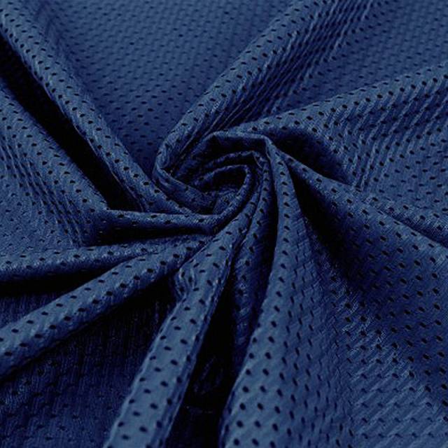 navy blue mesh fabric