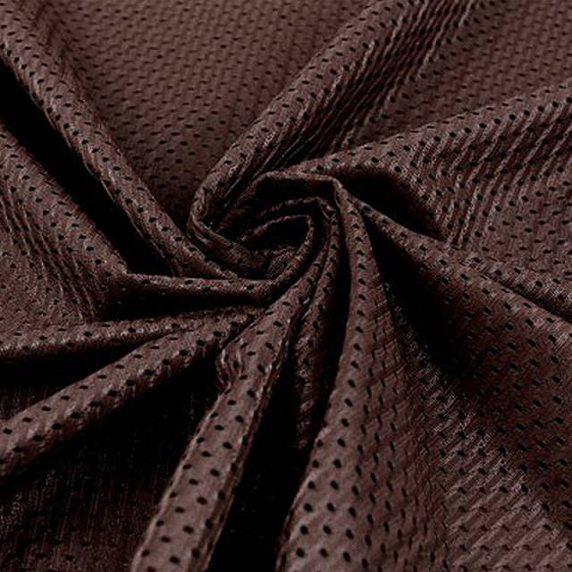 brown mesh fabric