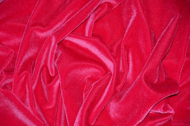 Stretch Velour - Various Plain Colours