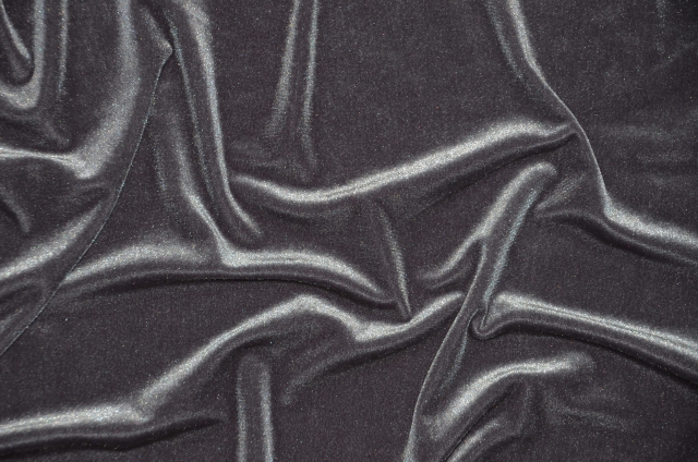 Gray Velvet Fabric by the Yard