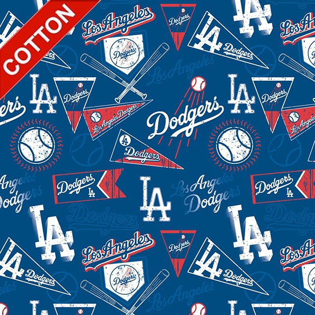 Dodger Blue Fabric, Wallpaper and Home Decor