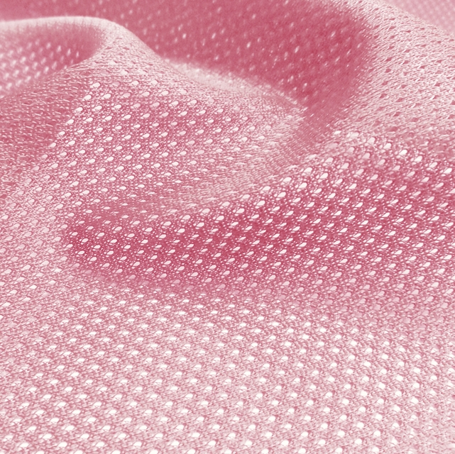 Baby Pink Micro Mesh Jersey Fabric