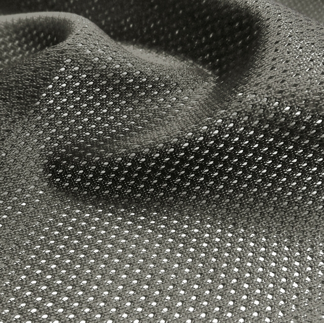 👕Dark Charcoal Micro Mesh Jersey Fabric - Fabric by the Yard