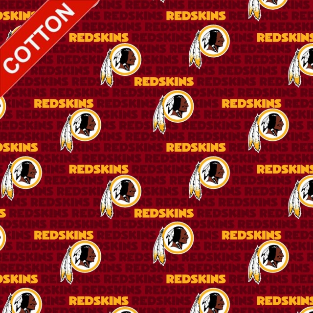 Washington Redskins Emblem NFL Cotton Fabric - NFL Football Team Cotton ...