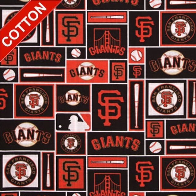 San Francisco Giants Cotton Fabric Logo