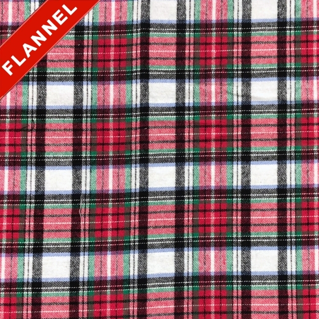 Cotton Flannel by the Yard - In Favorite Winter Plaids - Color Crazy