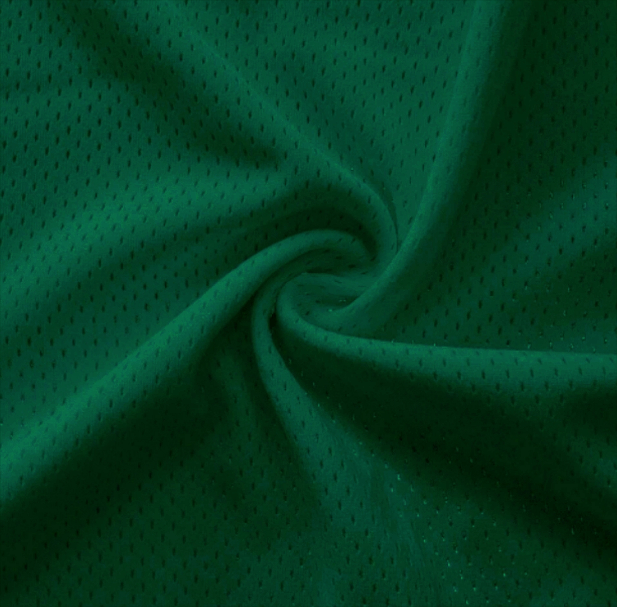 Green #09 Athletic Sports Mesh Knit 100% Polyester Apparel Fabric