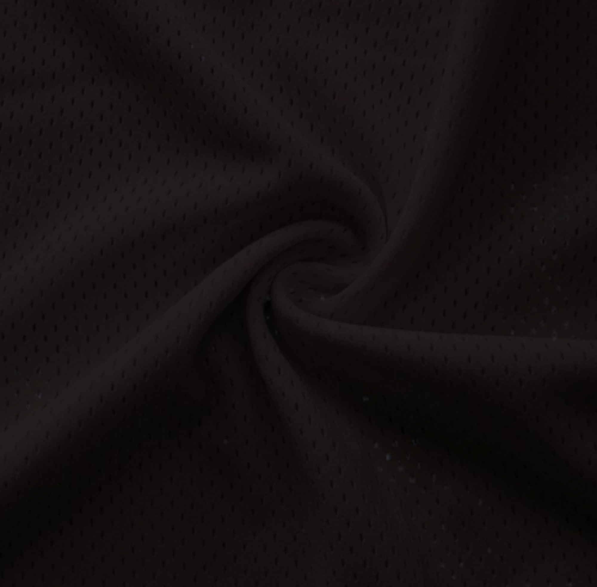  Black Athletic Sports Mesh Knit Polyester Football