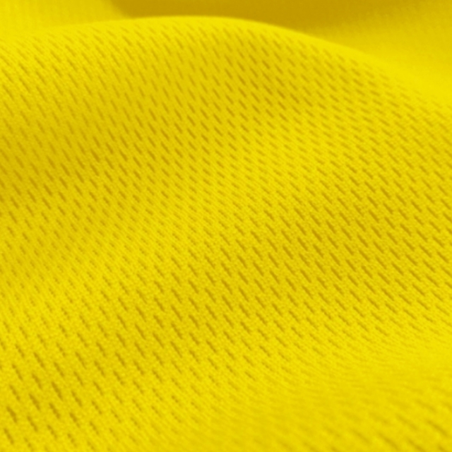 Canary Yellow Flat Back Dimple Mesh Fabric