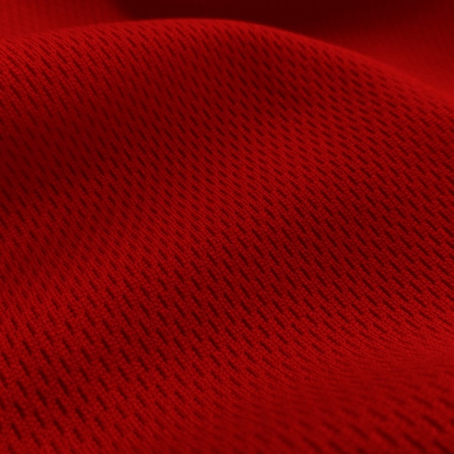 Red on sale mesh material